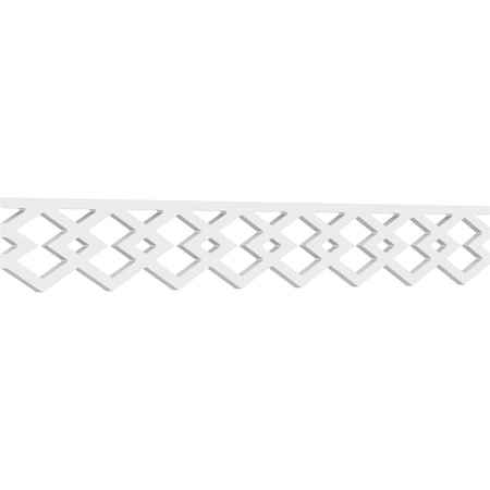 Ekena Millwork Hadley Architectural Grade PVC Running Trim, 6"H x 5/8"P x 48"L RUNP06X0625X48HAD